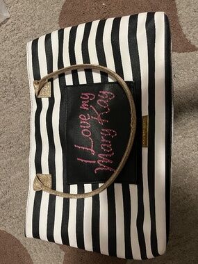 Striped bag